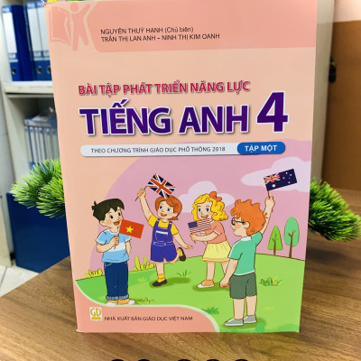 Sách - Combo Bài tập phát triển năng lực Tiếng Anh lớp 4 tập 1 + 2 ( theo chương trình GDPT 2018 )
