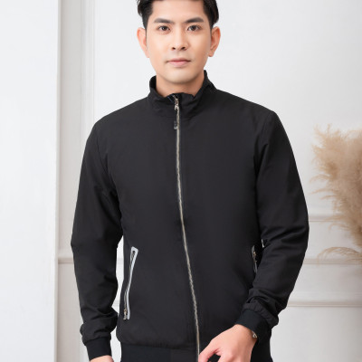 Áo khoác golf nam 2 lớp Aligro màu Đen AK2G.4