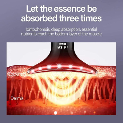 Máy nâng cơ mặt, Giảm nhăn, Tăng sinh collagen, Công nghệ Nhật Bản Cổ thiên nga DRU - Hàng Chính Hãng