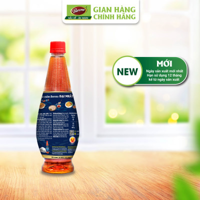 Combo 2 chai Nước Mắm Barona Đại Nhất 12 độ đạm 750ml tặng 1 gói đường Biên Hòa 500gr