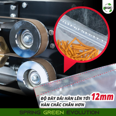 Máy Hàn Miệng Túi SGE AS Eco Dòng Tiết Kiệm Hàn Liên Tục Tốc Độ Cao Hàng Nhập Khẩu Chính Hãng SGE Thái Lan