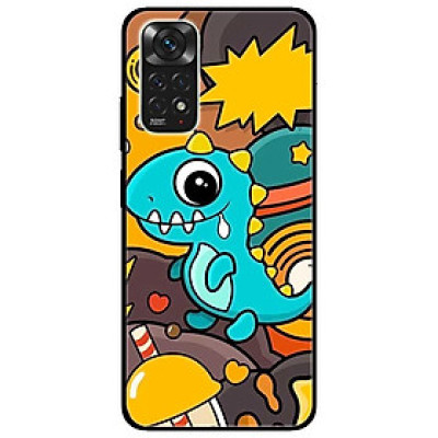 Ốp lưng dành cho Xiaomi Redmi Note 11 4G - Khủng Long Xanh Yêu