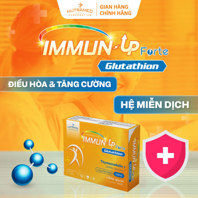 Viên uống Immun Up Forte hỗ trợ tăng cường hệ miễn dịch và phòng ngừa cúm mùa (30 viên) - Nutramed