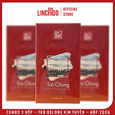 Combo 3 Hộp - Trà Oolong Kim Tuyên - Hộp 200g