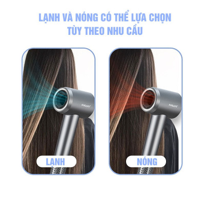 Máy sấy tóc 2 chiều nóng lạnh SOKANY SK-14020 công suất lớn 2400W, cung cấp ion âm chăm sóc tóc chuyên nghiệp - HÀNG CHÍNH HÃNG - DELIYA