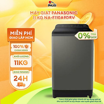 NA-F110A9DRV - Máy giặt cửa trên Panasonic 11KG NA-F110A9DRV - Hàng chính hãng