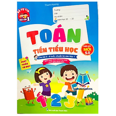 Sách - toán tiền tiểu học - cho bé 5 - 6 tuổi chuẩn bị vào lớp 1