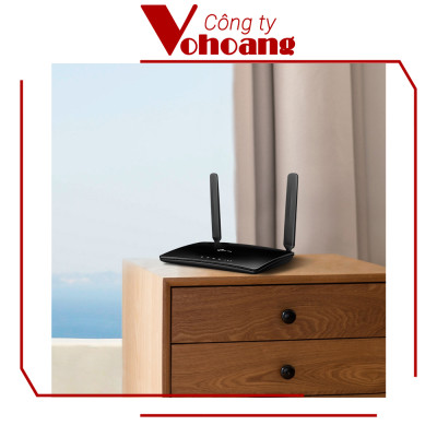 Bộ phát Wifi 4G TP-Link MR6400 150Mbps cắm nguồn cố định 24/24, phát sóng rộng, mạng 4G ổn định - Hàng chính hãng