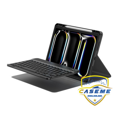 Bao da bàn phím dành cho iPad Air 6 11 inch 2024 Wi Wu MK-006 – 3 trong 1 kèm bút cảm ứng - Hàng chính hãng