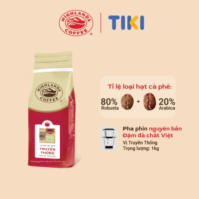 Cà bột Truyền thống Highlands Coffee 1kg