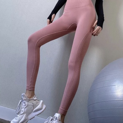 Quần tập gym yoga legging nữ cạp cao vải 2 lớp nâng v3 tôn dáng cao cấp