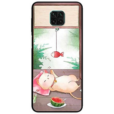 Ốp lưng dành cho Xiaomi Redmi Note 9s - Note 9 Pro - Note 9 Promax mẫu Mèo Và Điện Thoại