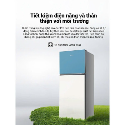 Tủ Lạnh Hisense Inverter Pro 424L RT549N4EW-MBU Tiết Kiệm Điện Năng, Diệt Khuẩn Khử Mùi, Bảo Hành 3 Năm - Hàng Chính Hãng