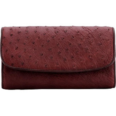 Bóp nữ da đà điểu 3 gấp Huy Hoàng nhiều màu HT3403-04-05-06