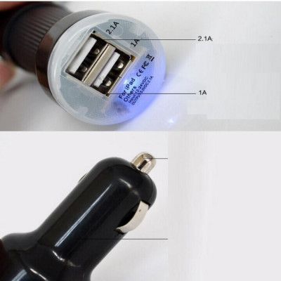 Đầu sạc điện thoại trên ô tô GT 206063 (trắng)