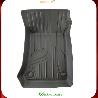 Thảm lót sàn xe ô tô Mercedes GLK 2008-2015 (sd) Nhãn hiệu Macsim chất liệu nhựa TPE cao cấp màu đen