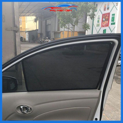 Bộ rèm che nắng ô tô nam châm theo xe Nissan Sunny chắn nắng tốt, lắp đặt đơn giản, tiện lợi