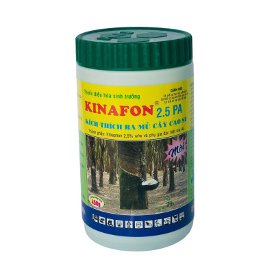 Thuốc điều hòa sinh trưởng KINAFON 2.5 PA giúp kích thích tăng sản lượng mủ cây cao su