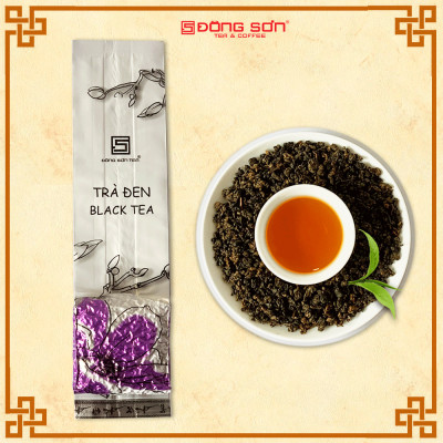 Trà Ô long [ ĐEN ] Oolong Black Tea - Hương vị Caramel và hậu ngọt - Gói 100g - Đông Sơn