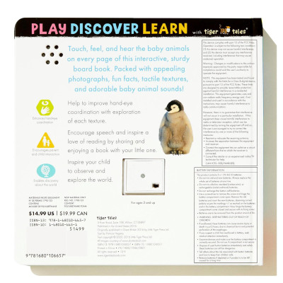 Sách ngoại văn: My First Touch And Feel Sound Book - Noisy Baby Animals