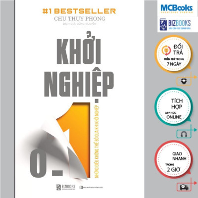 Sách - Khởi Nghiệp 0 - 1 - Những Điều Không Thể Bỏ Qua Khi Khởi Nghiệp - MCBooks