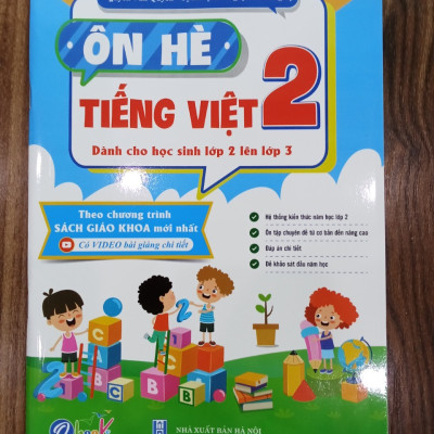Sách - Ôn Hè Tập Tiếng Việt 2 - Dành cho học sinh lớp 2 lên lớp 3