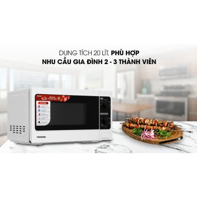 Lò Vi Sóng Toshiba ER-SM20(W1)VN (20 Lít) - Hàng Chính Hãng
