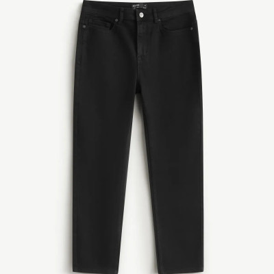 ROUTINE | Quần jean đen trơn form Slim Crop (chiều dài đến mắt cá chân) - 10S25DPA108CR1 | ROUTINE CÀ MAU