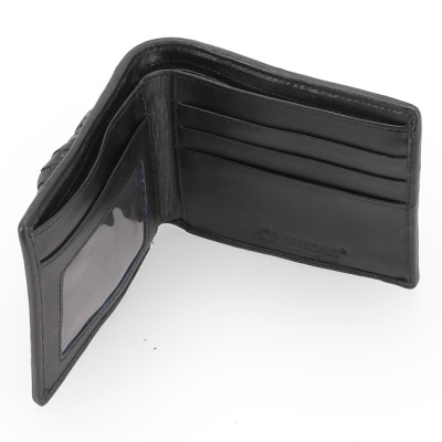 HT2232-33-34-35 - Ví nam Huy Hoàng da cá sấu gù chân màu đen, nâu đỏ, vàng bò, nâu đất