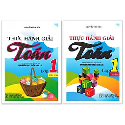Sách - Combo Thực Hành Giải Toán Lớp 1 (Theo Chương Trình Tiểu Học Mới Định Hướng Phát Triển Năng Lực)