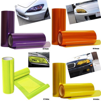 Decal dán trang trí pha đèn Xe máy Ngọc Trai / Tấm phim Dán pha đèn Xe Máy , Oto đủ màu!