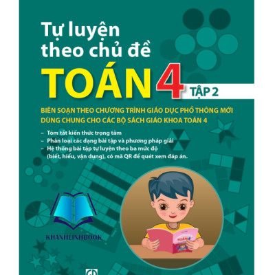 Sách - Combo Tự luyện theo chủ đề toán 4 - tập 1 + 2