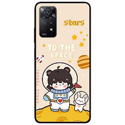Ốp lưng dành cho Xiaomi Redmi Note 11 Pro mẫu Cô Gái Vũ Trụ