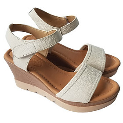 Giày Đế Xuồng Nữ BIGGBEN Da Bò Thật Cao 7 Phân SDX77