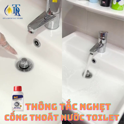Combo Tẩy Bồn Cầu Bị Ố Vàng,Tẩy Gạch Men,Tẩy Xi Măng S90+Bột Thông Cống Cực Mạnh,Tẩy Lồng Máy Giặt,Thông Bồn Cầu Be-easy Dr.c