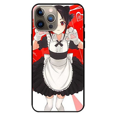 Ốp lưng dành cho Iphone 12 Promax mẫu Cô Gái Mèo