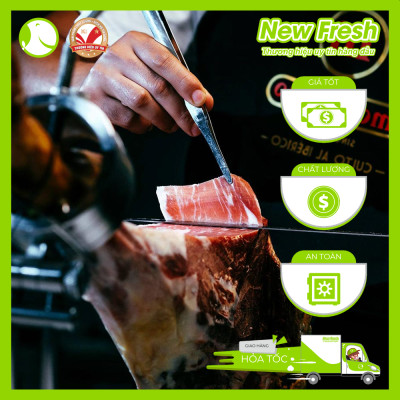 Thịt Heo Đùi Sau Serrano Tây Ban Nha Cắt Lát - Túi 50Gr