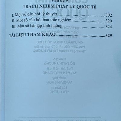 Hướng dẫn môn học công pháp quốc tế (tái bản năm 2023)
