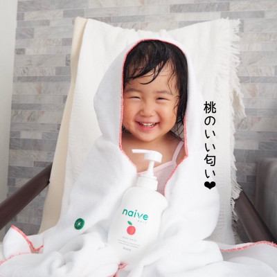 Sữa Tắm Chiết Xuất Từ Lá Đào Kracie Naive Body Wash ( Peach Leaf) - Chai 530ML