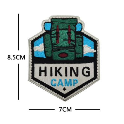 Patch_velcro gấu bắc cực_cắm trại_phong cảnh_chiến thuật_dã ngoại