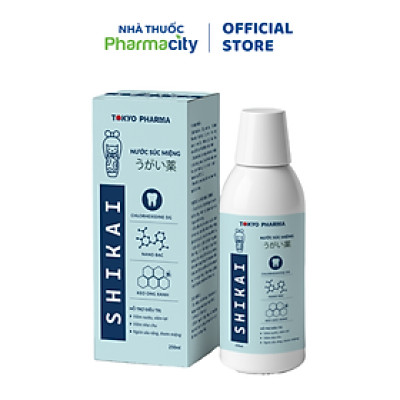 Nước súc miệng Shikai hỗ trợ nha chu & viêm nướu (250ml)