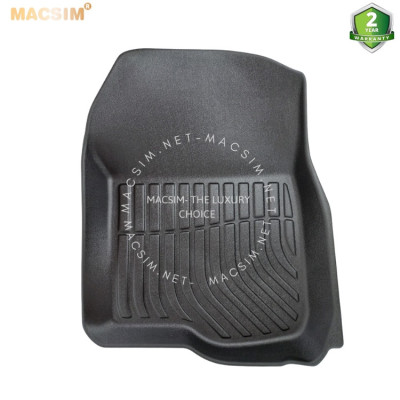 Thảm lót sàn xe ô tô Honda CRV 2023+ ( sd ) Nhãn hiệu Macsim chất liệu nhựa TPE cao cấp màu đen