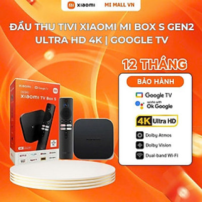 Đầu thu Tivi Xiaomi MI Box S Gen2- Hàng Chính Hãng