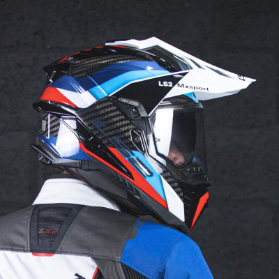 Mũ Bảo Hiểm Cào Cào LS2 MX701 Explorer Carbon