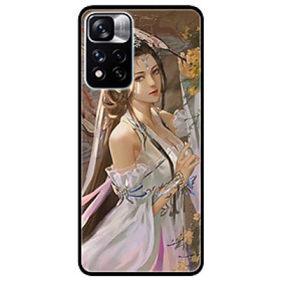 Ốp lưng dành cho Xiaomi Redmi Note 11 Pro 5G ( Bản Nội Địa ) - Cô Gái Cầm Quạt