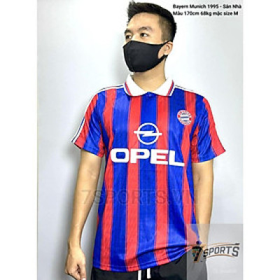 Áo Bóng Đá Retro Bayern Munich 1995 - Sân Nhà bản cao cấp vải Cotton Polyester