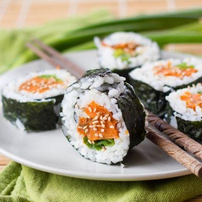 Gạo Nhật Japonica Túi 5Kg ( A An)  - Hạt tròn, cơm ngọt, rất dẻo, hạt cơm kết dính