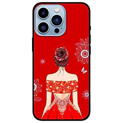 Ốp lưng dành cho Iphone 13 Mini - Iphone 13 - Iphone 13 Pro -  Iphone 13 Pro Max - Cô gái váy ngang vai