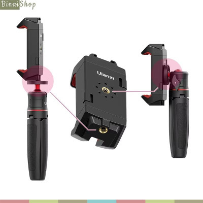 Ulanzi ST-29 – Kẹp Điện Thoại, Máy Tính Bảng Xoay Linh Hoạt, Tích Hợp Cold Shoe Và 2 Ngàm Phụ Kiện (Hàng Chính Hãng)