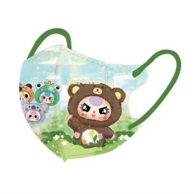 SET 50 Chiếc Khẩu Trang 5d Baby Three, Kháng Khuẩn,  Dễ Thương Cho Bé - giao họa tiết ngẫu nhiên